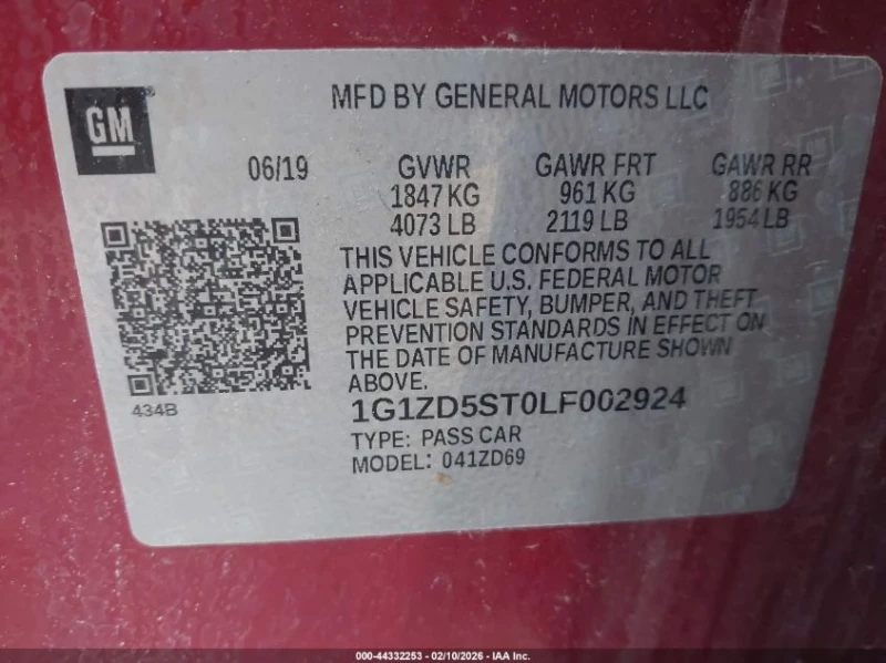 Chevrolet Malibu 1.5l Fwd Lt, снимка 9 - Автомобили и джипове - 53517439