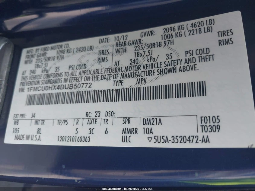 Ford Escape 1.6L I-4 DI, DOHC, VVT, TURBO, 173HP Front Wheel | Mobile.bg � ����������� 9