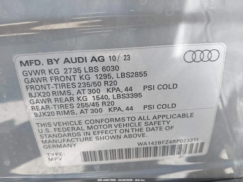 Audi Q4 Sportback E-Tron Prestige 50 Quattro, снимка 9 - Автомобили и джипове - 55004030