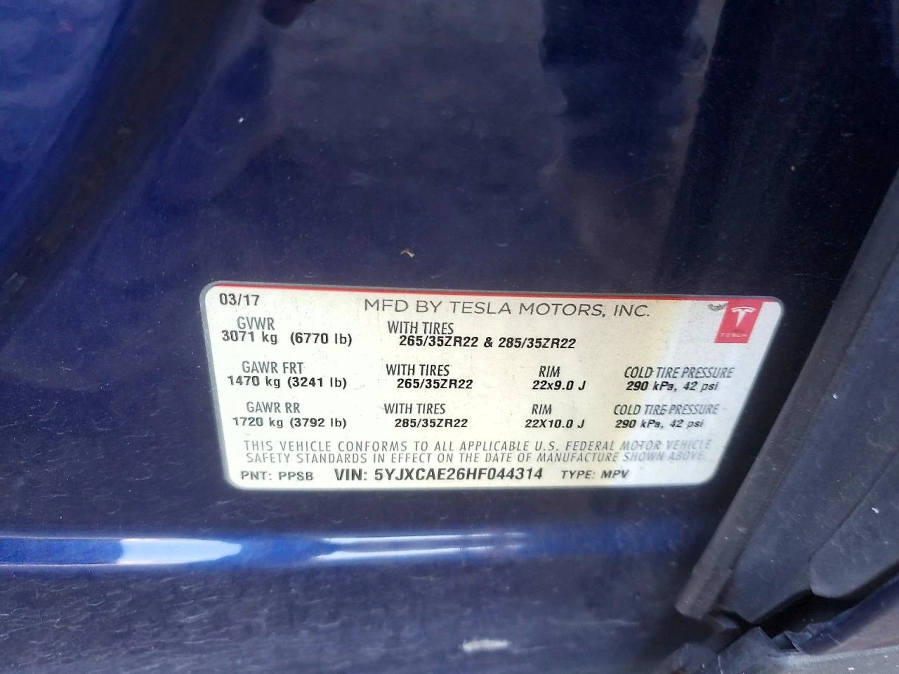 Tesla Model X 75D AWD, снимка 12 - Автомобили и джипове - 55893476