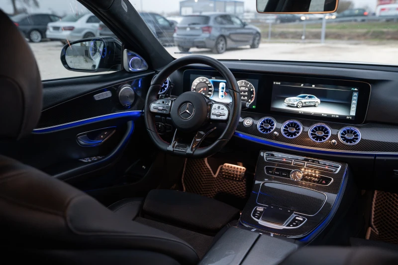 Mercedes-Benz E 200 FULL AMG | BURMESTER | CARBON | DIGITAL | FACELIFT, снимка 8 - Автомобили и джипове - 53133397