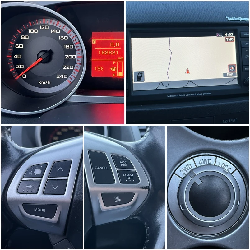 Mitsubishi Outlander 2.2TDI 156кс 6 СКОРОСТИ  4Х4 НАВИГАЦИЯ , снимка 14 - Автомобили и джипове - 54240864