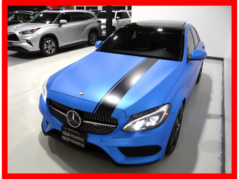 Mercedes-Benz C 450 AMG 4MATIC* NAVI* Камера* Пано* Подгрев* Без инциденти, снимка 3 - Автомобили и джипове - 52978446