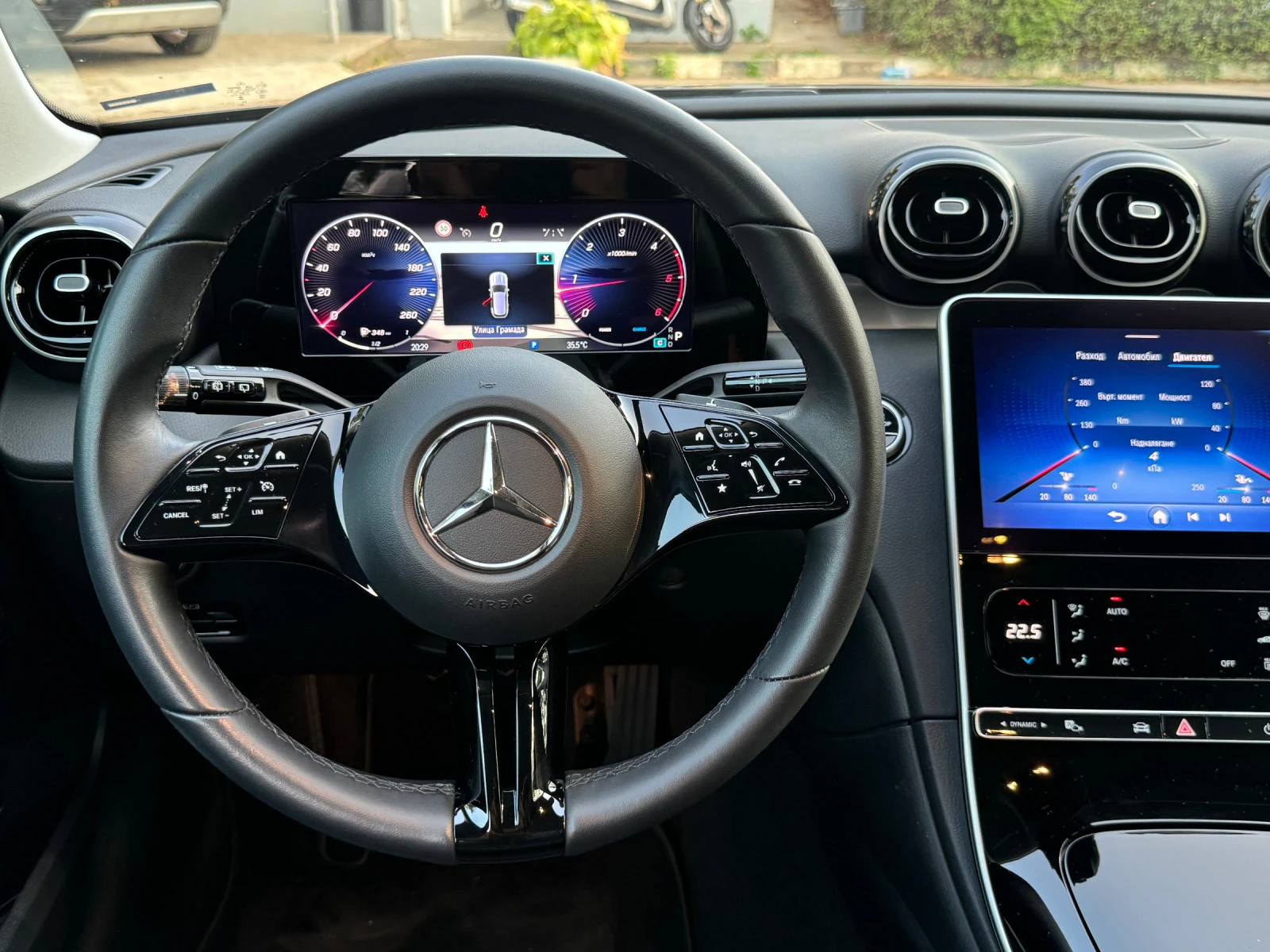 Mercedes-Benz C 200 Hybrid* T-Model* 9-G TRONIC* Avantgarde* 38000!! | Mobile.bg   11