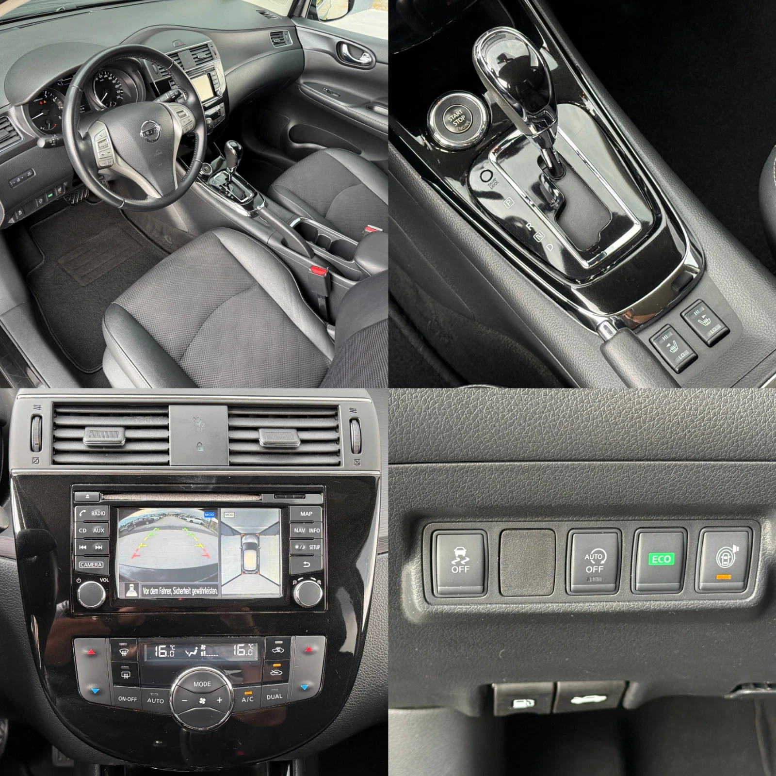 Nissan Pulsar 1.2TCe, Tekna+ Автоматик! * 96 000км* Service Book, снимка 16 - Автомобили и джипове - 54358021