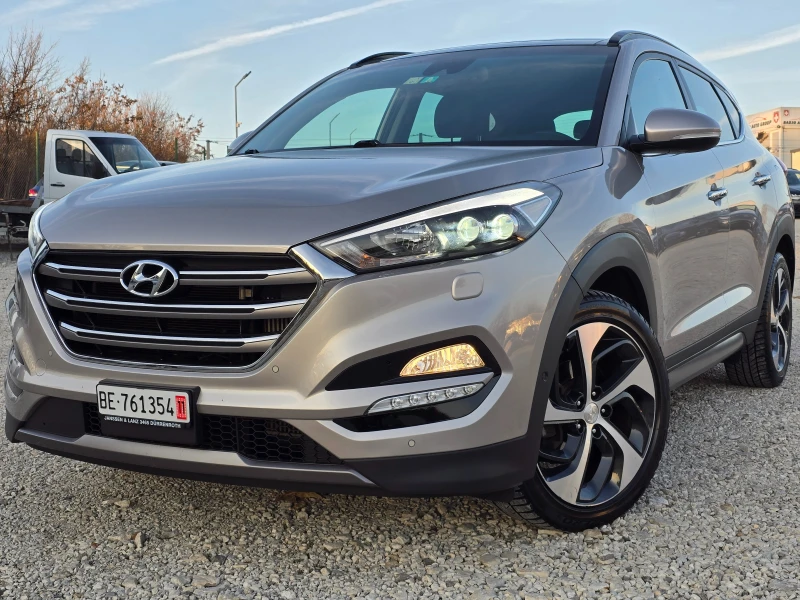 Hyundai Tucson 2.0/4X4/VERTEX/ПАНОР./КОЖА/FULL/Швейц., снимка 3 - Автомобили и джипове - 48132416