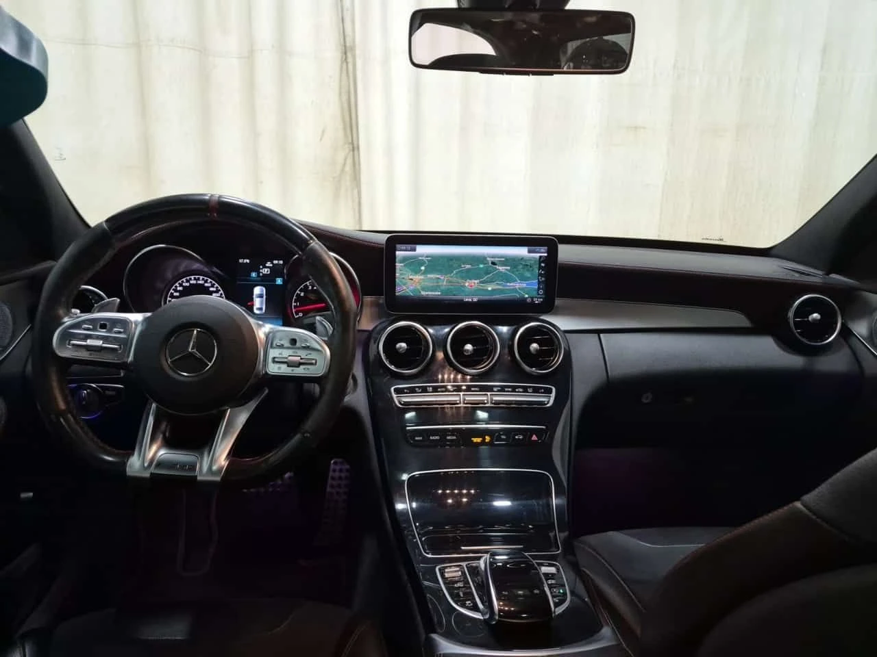 Mercedes-Benz C 43 AMG * 43 * CARFAX * ЦЕНА ДО БГ, снимка 6 - Автомобили и джипове - 54981652