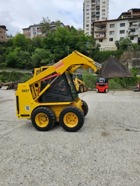 Мини челни товарачи Komatsu sk07 затворан с парно Нов внос, снимка 3