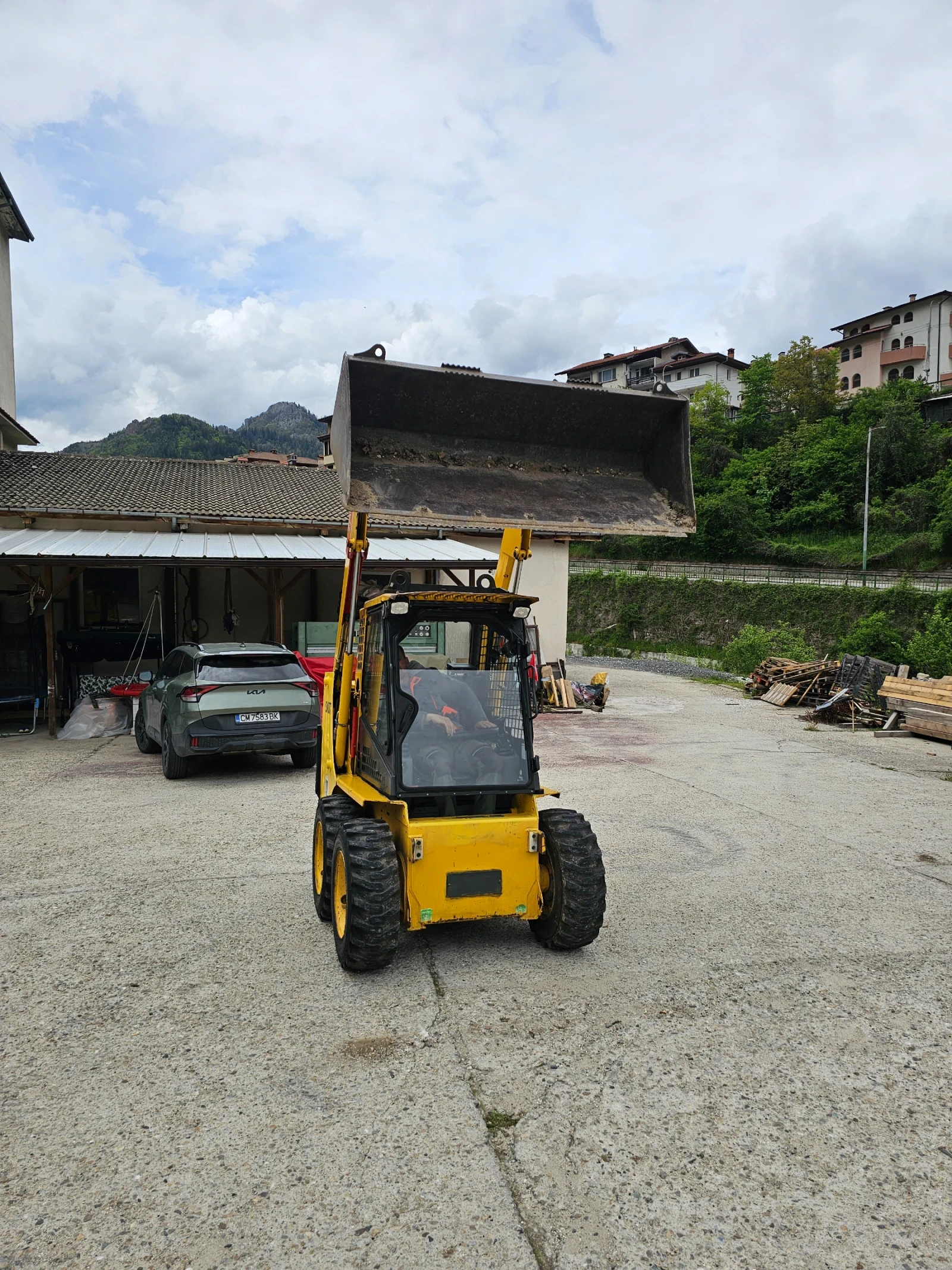 Мини челни товарачи Komatsu sk07 затворан с парно Нов внос, снимка 7 - Индустриална техника - 54607069