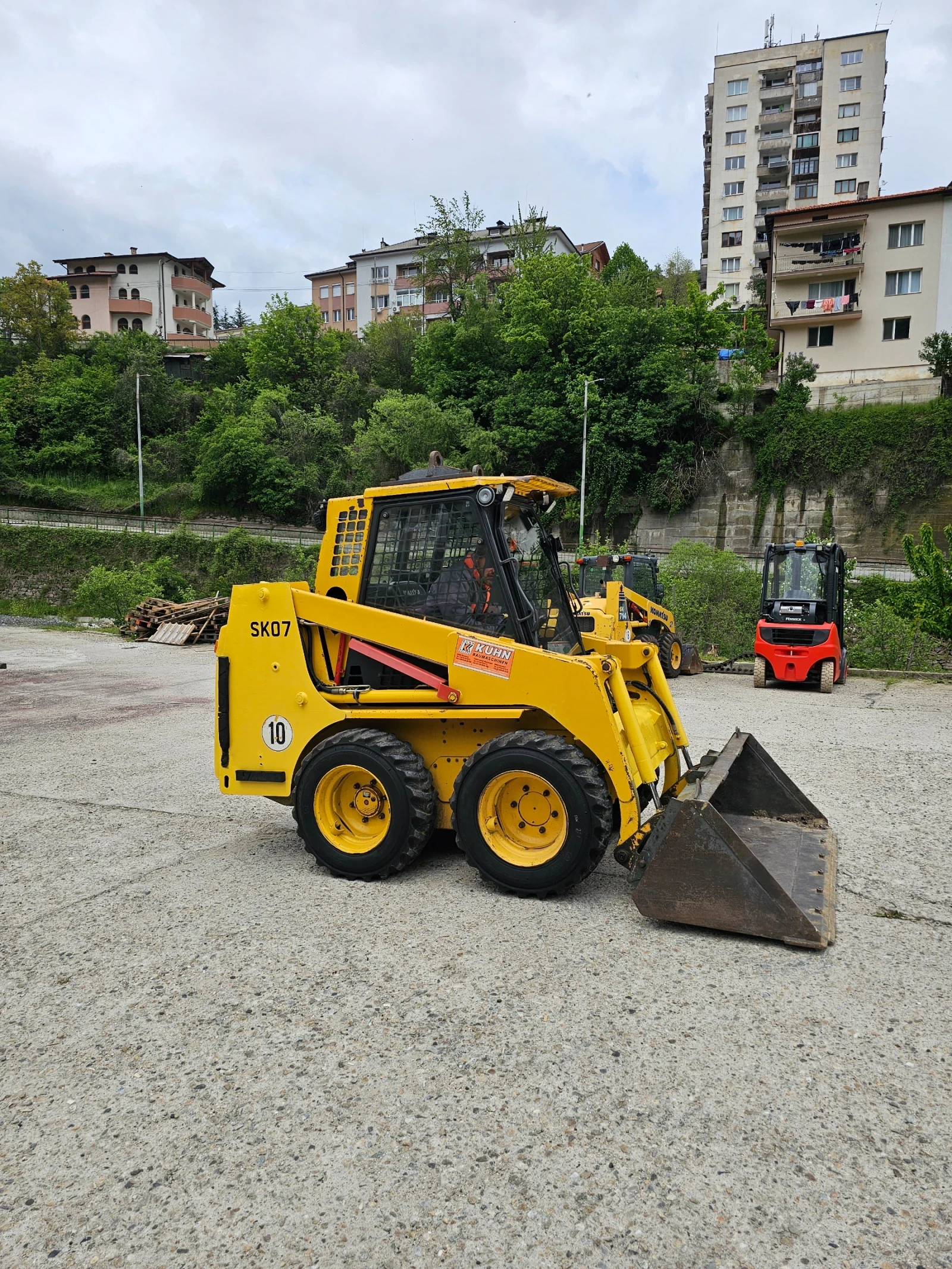 Мини челни товарачи Komatsu sk07 затворан с парно Нов внос, снимка 16 - Индустриална техника - 54607069