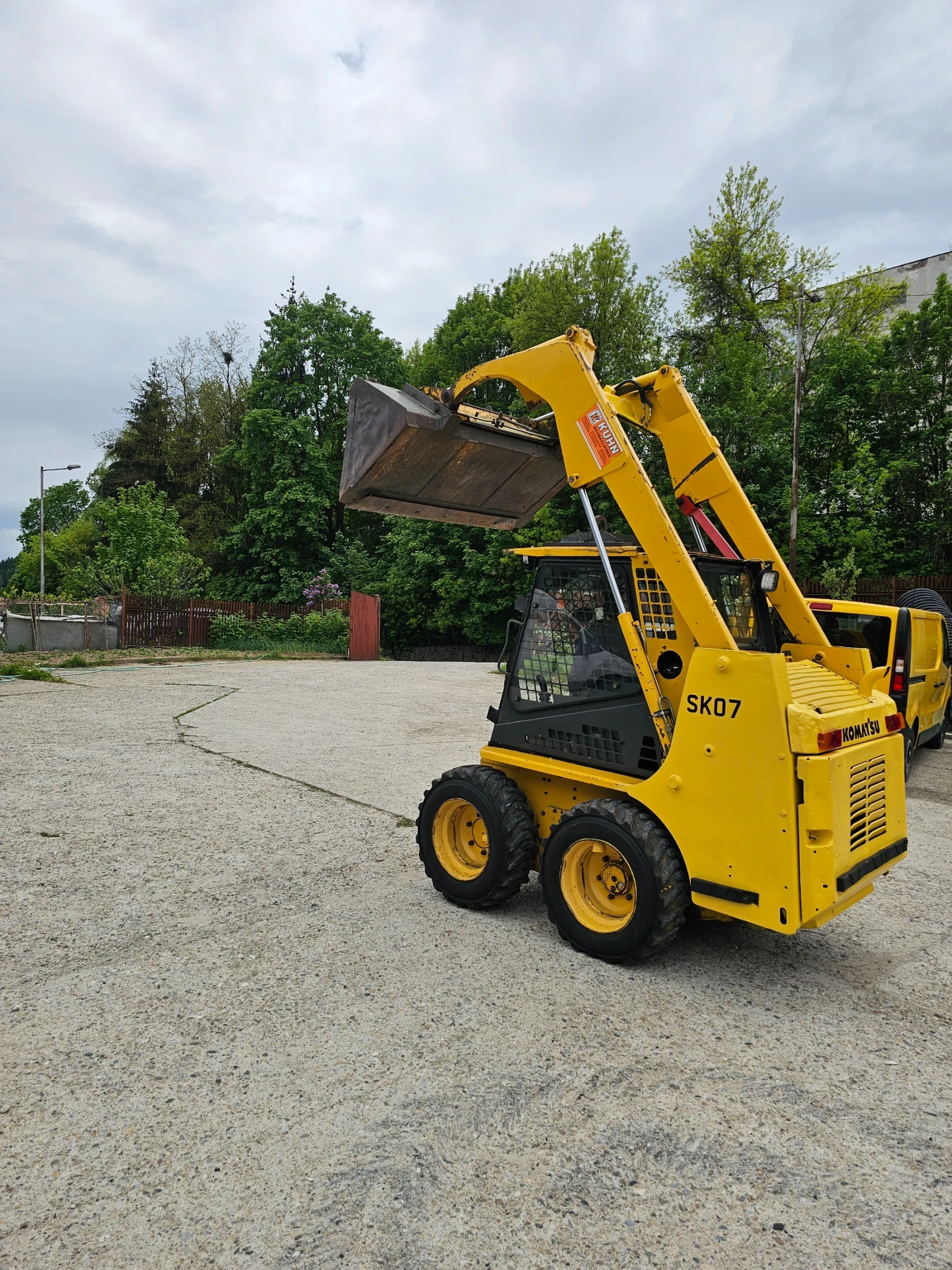 Мини челни товарачи Komatsu sk07 затворан с парно Нов внос, снимка 9 - Индустриална техника - 54607069