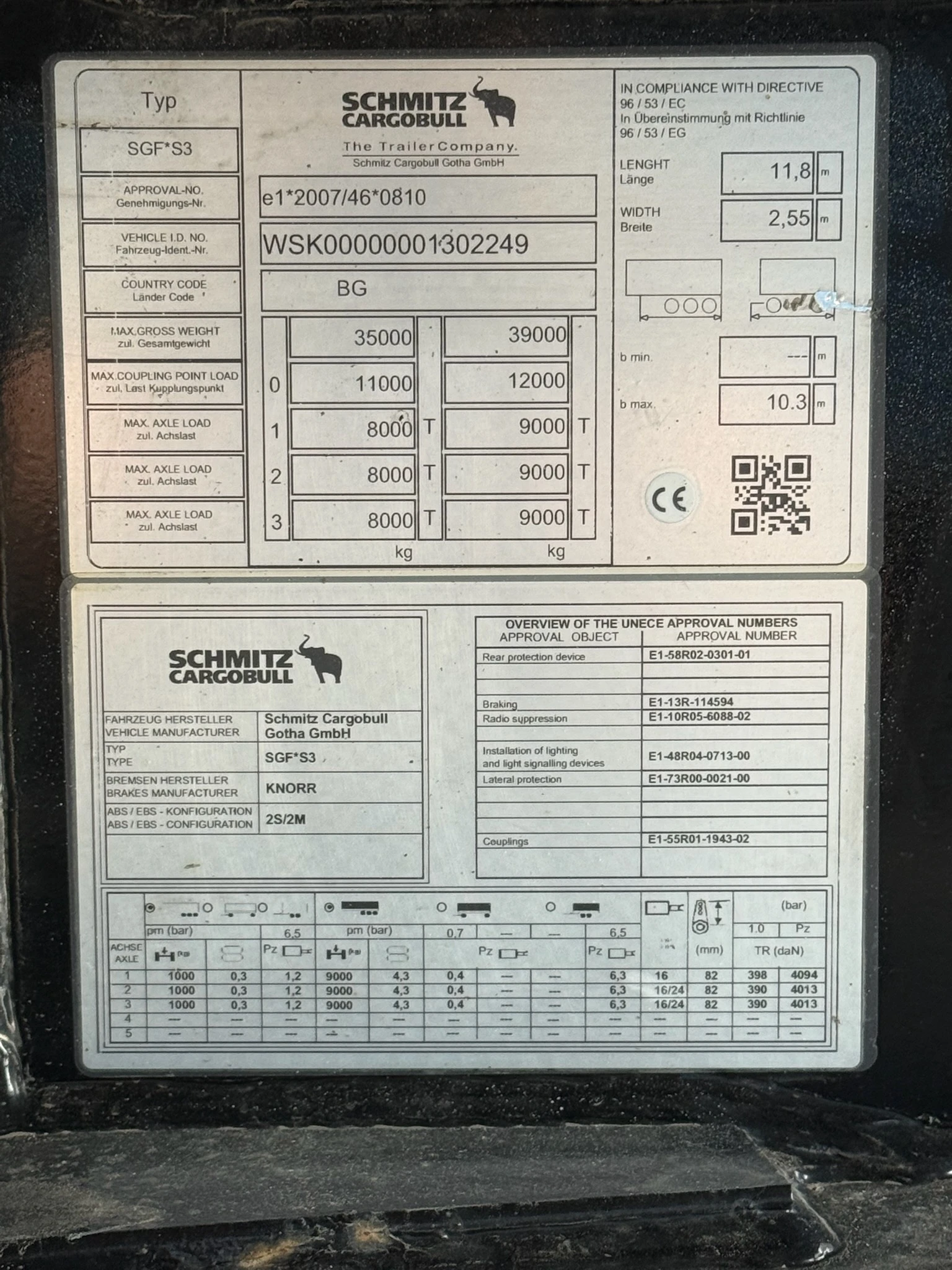 Полуремарке Schmitz 60 куб, снимка 9 - Ремаркета - 54583263