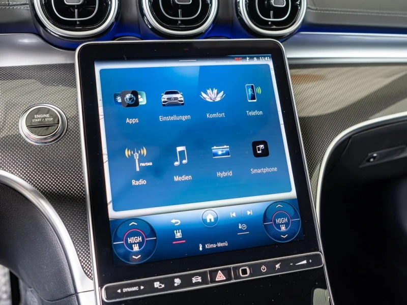 Mercedes-Benz C 300 e/ AMG/ PLUG-IN/ NIGHT/ LED/ KEYLESS/ , снимка 8 - Автомобили и джипове - 50866273