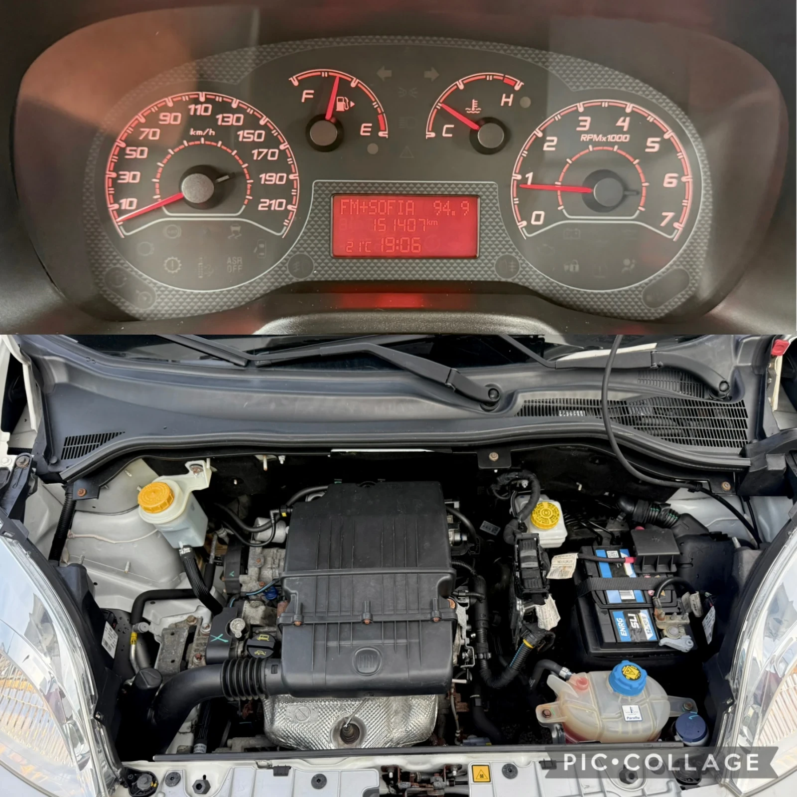Fiat Fiorino 1.4i/78kc/12.2019г/* Facelift* /Климатик/EURO 6D, снимка 16 - Автомобили и джипове - 55317854