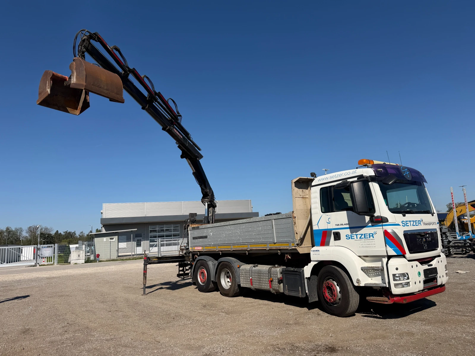 Man Tgs 6х2-Кран, Самосвал, Нов внос, , , , снимка 7 - Камиони - 56300378