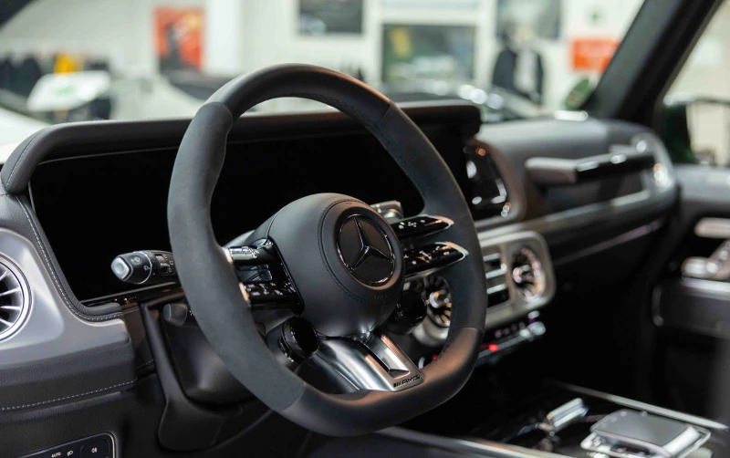 Mercedes-Benz G 63 AMG /FACELIFT/GREEN HELL/BURM/ACTIVE RIDE/NIGHT/360/ , снимка 9 - Автомобили и джипове - 50441978