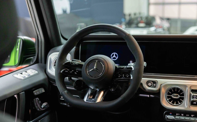 Mercedes-Benz G 63 AMG /FACELIFT/GREEN HELL/BURM/ACTIVE RIDE/NIGHT/360/ , снимка 10 - Автомобили и джипове - 50441978