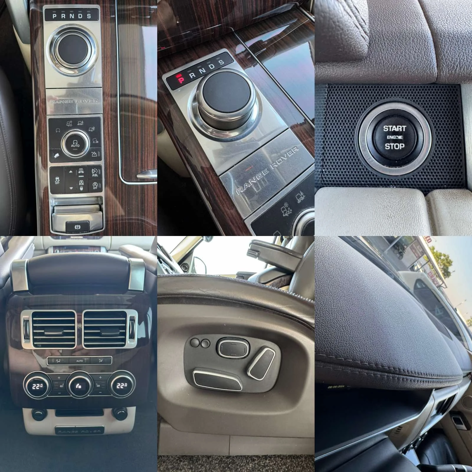 Land Rover Range rover 3.0* 250ps* КОЖА* НАВИ* КАМЕРА* ПАНОРАМА* , снимка 15 - Автомобили и джипове - 55592374