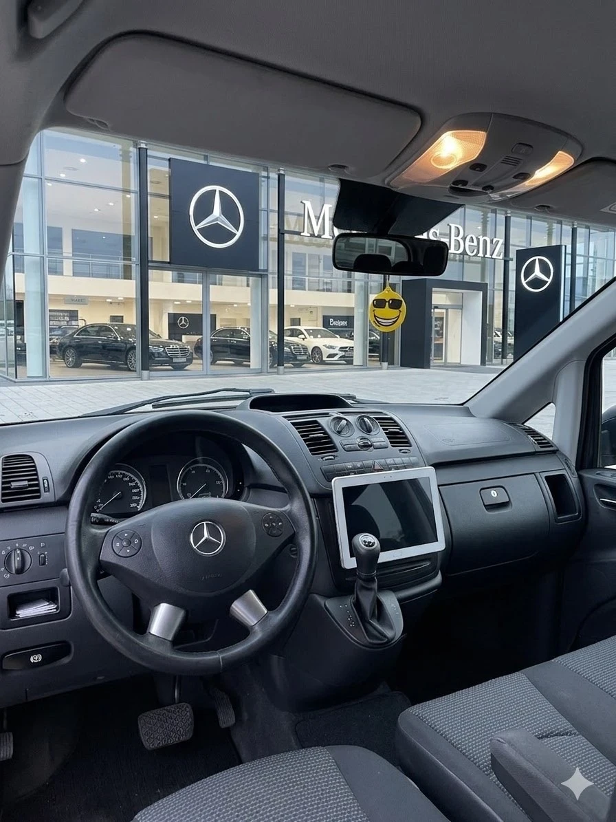 Mercedes-Benz Vito 116 CDI 163 к.с LONG FACELIFT 8+ 1 3ка ДИЗЕЛ, снимка 9 - Бусове и автобуси - 53854992