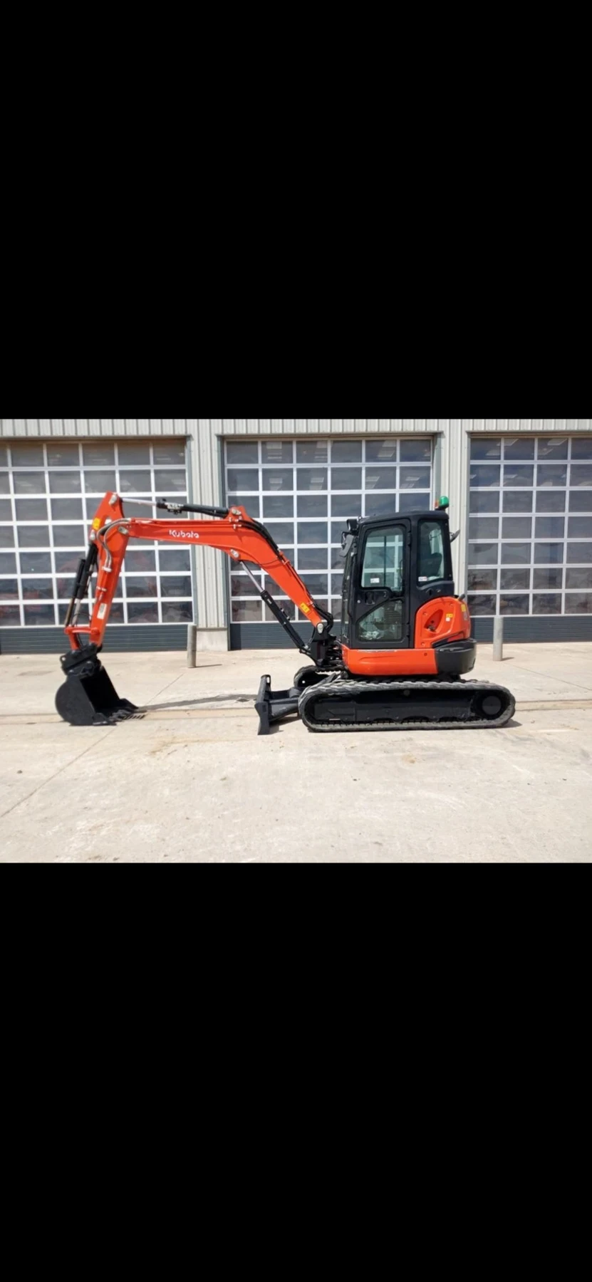 Багер Kubota U-55 -4, снимка 8 - Индустриална техника - 54314211