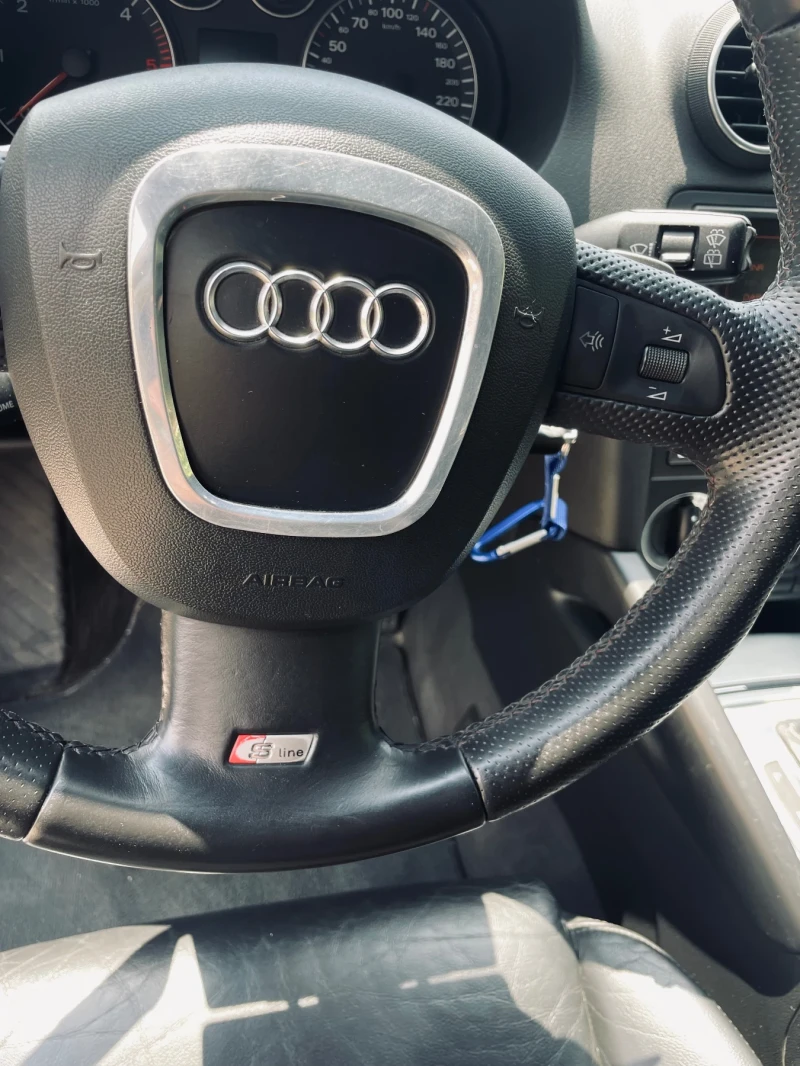 Audi A3 2.0TDI * S-TRONIC* 3x S-line * BIG NAVI* * BOSE* , снимка 8 - Автомобили и джипове - 51034373