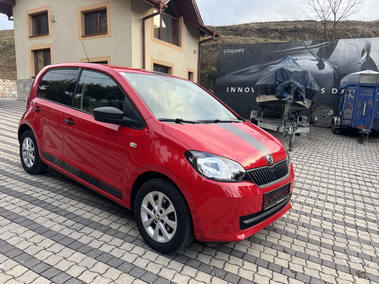 Skoda Citigo Нов внос, 86000км., Клима, ,  - [1] 