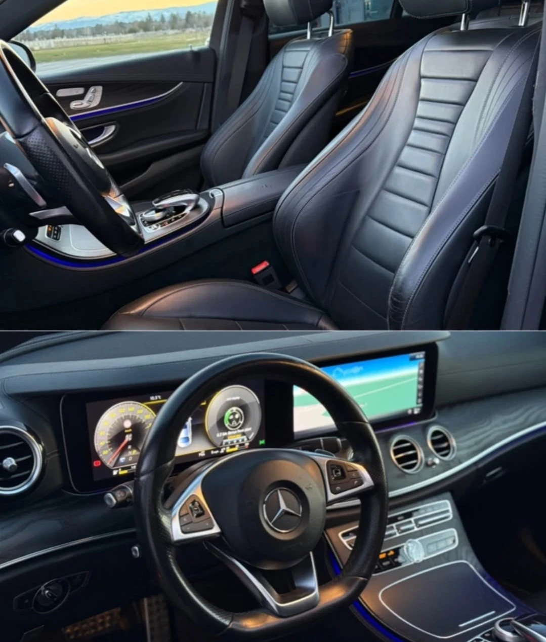 Mercedes-Benz E 220 AMG Пакет, снимка 9 - Автомобили и джипове - 53746648