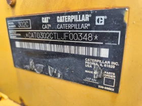 Багер Cat 302C SR / 2.2 тона /  с    Джойстици !, снимка 14