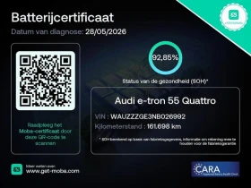 Audi E-Tron 55 QUATRRO 95KWh, 408к.с. 93% SOH -сертификат, снимка 16