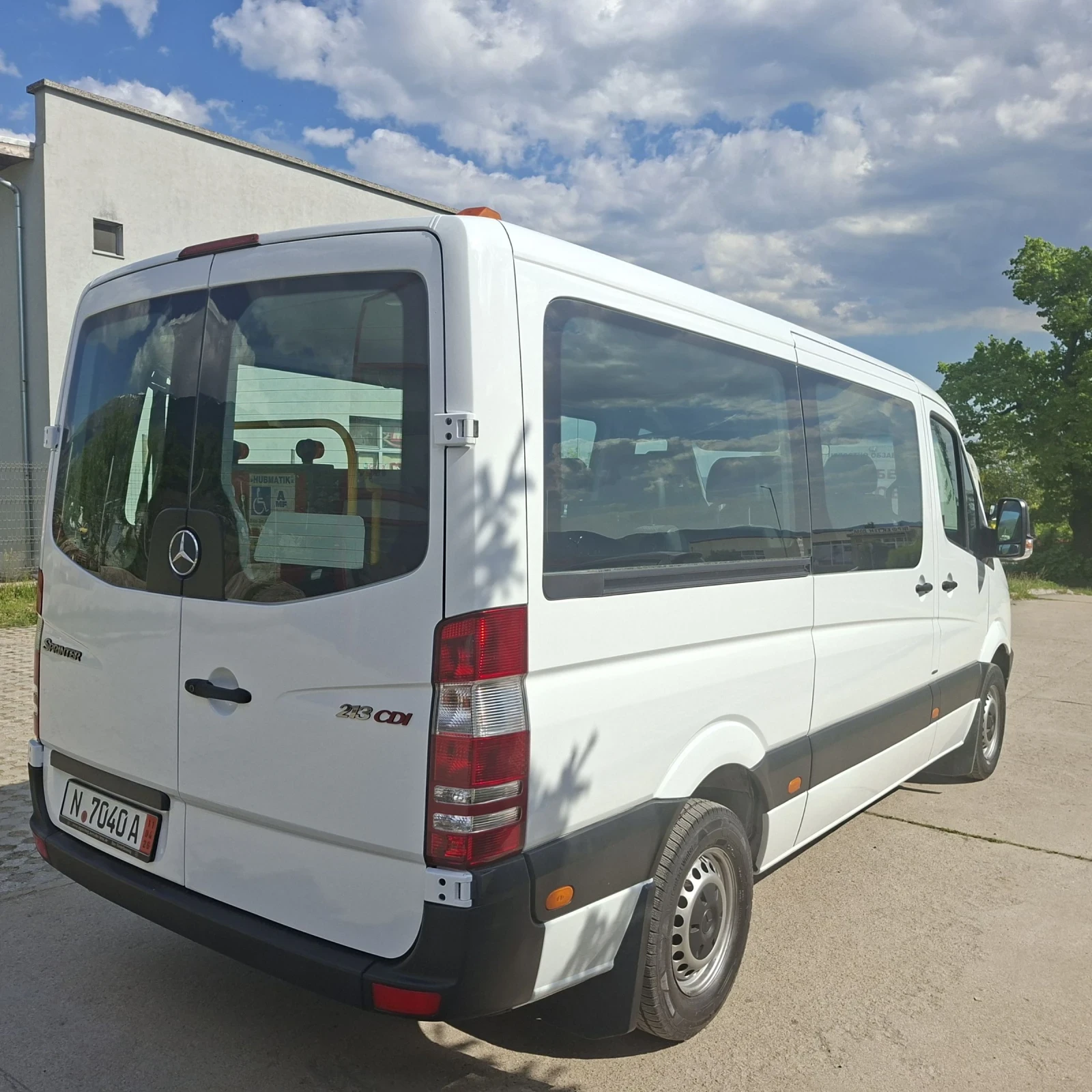 Mercedes-Benz Sprinter CDI 2 ZONE KLIMA 9MESTA RAMPA , снимка 3 - Бусове и автобуси - 54428232
