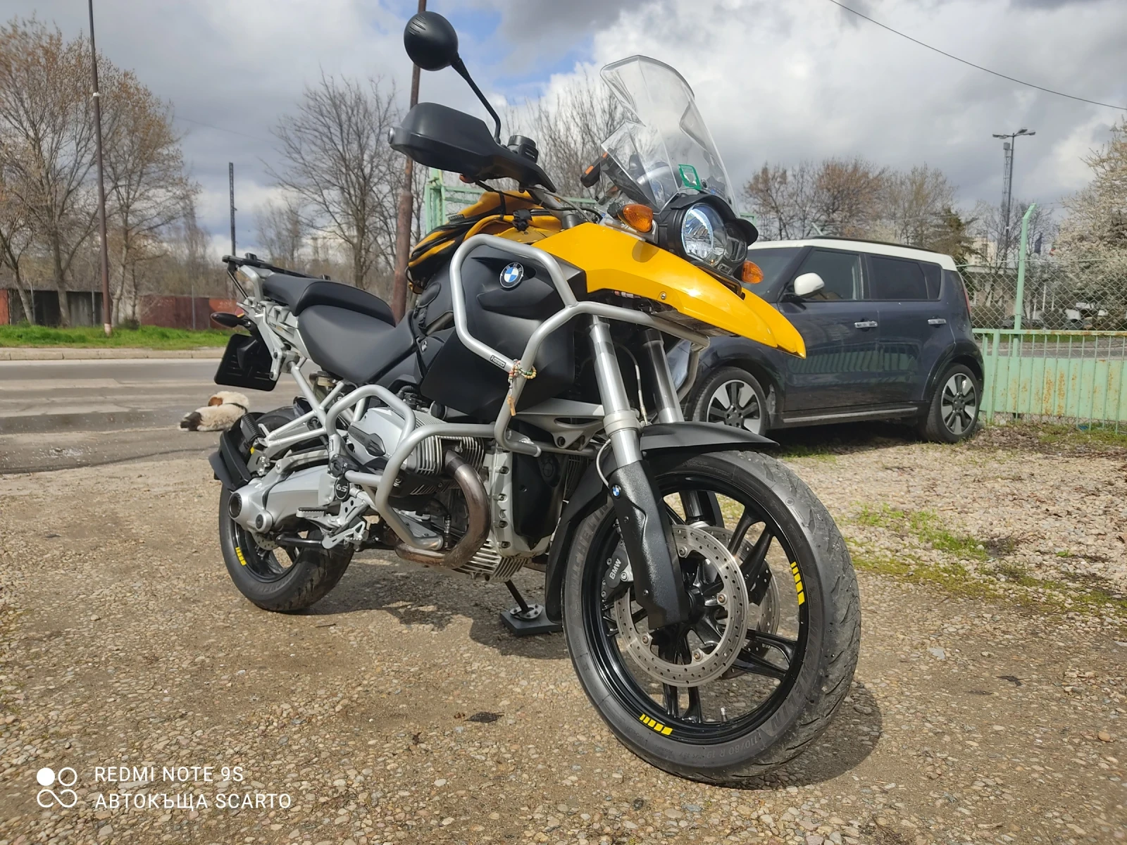 BMW R 1200 GS, с Комплект КУФАРИ, раница, ксенон 