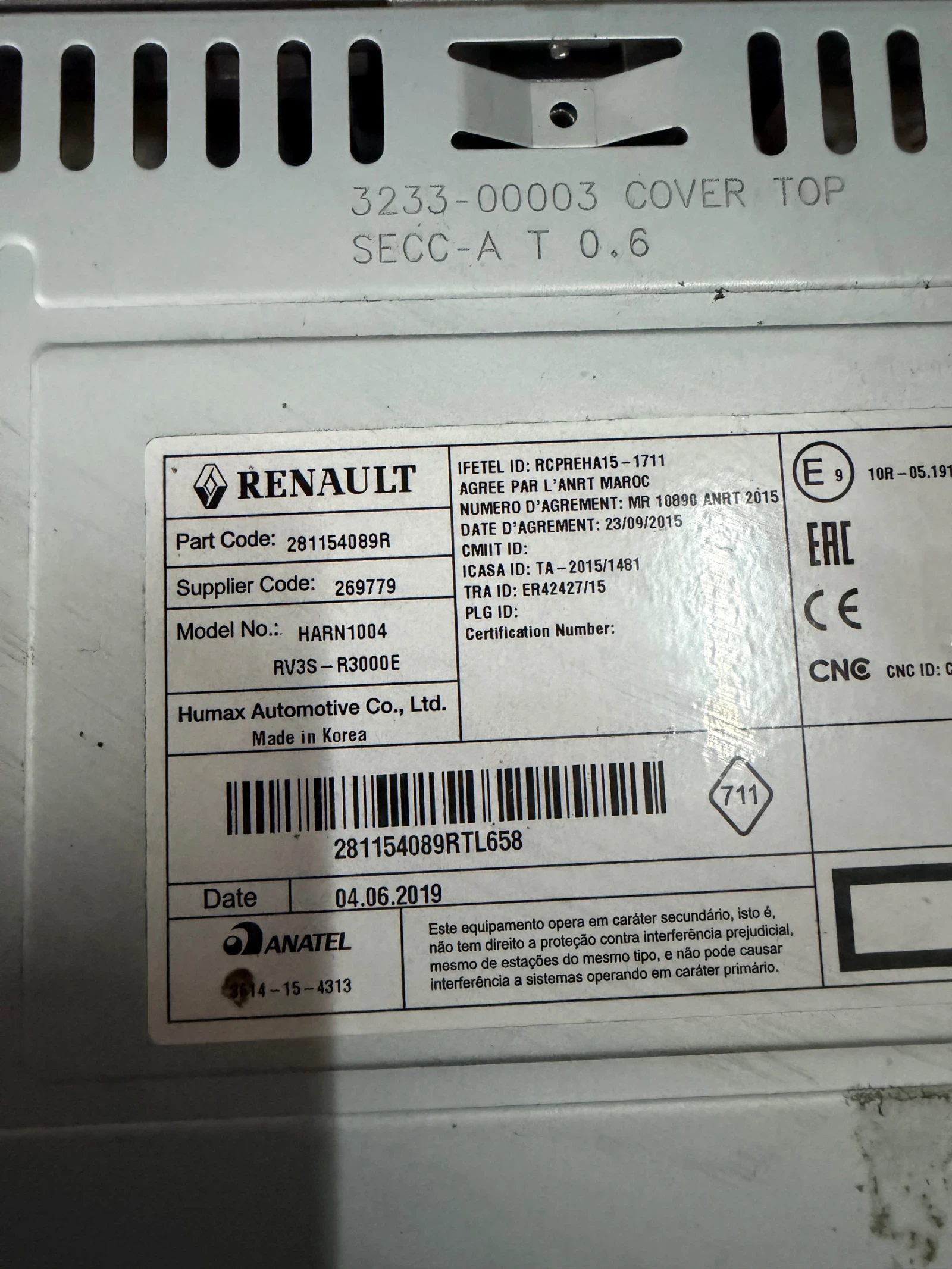 281154089R ����� Bluetooth DACIA DOKKER SANDERO LOGAN 281154089R | Mobile.bg � ����������� 2