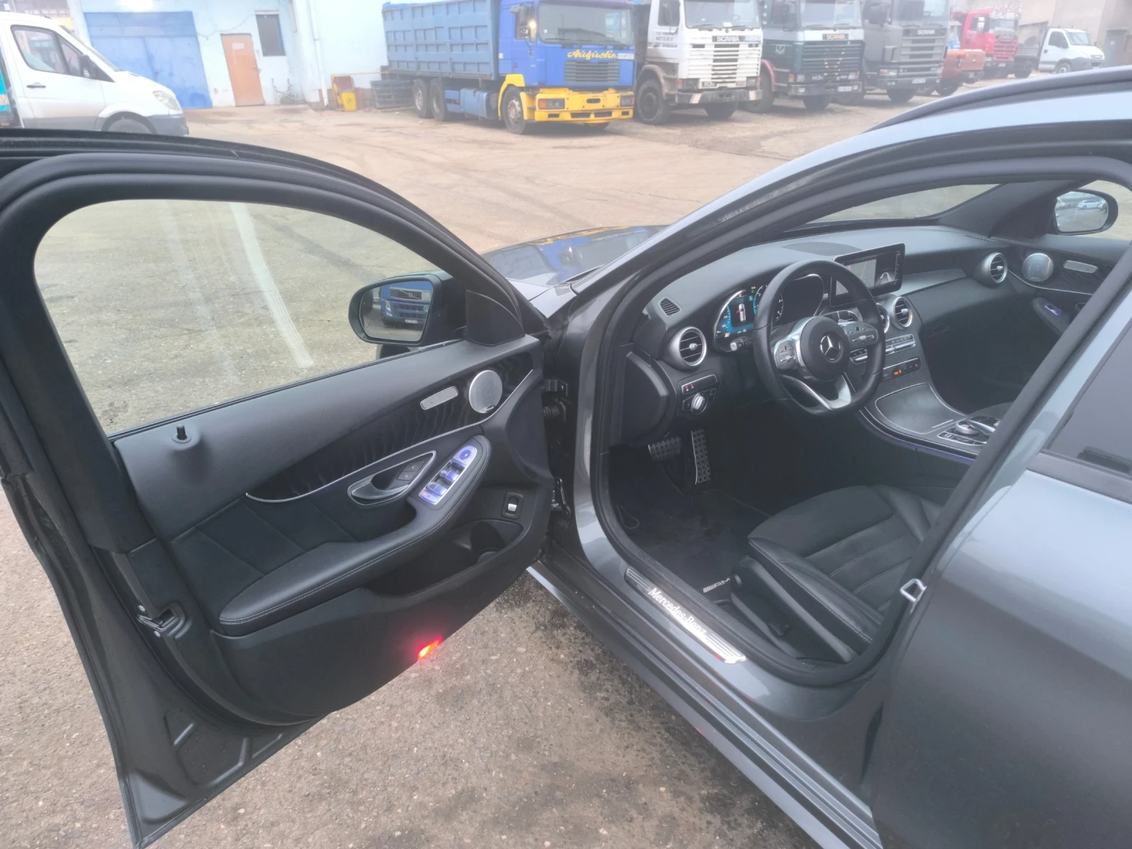Mercedes-Benz C 220 194k 4M��IK �����-��� Led�������� Burmester 360 Ka | Mobile.bg � ����������� 9