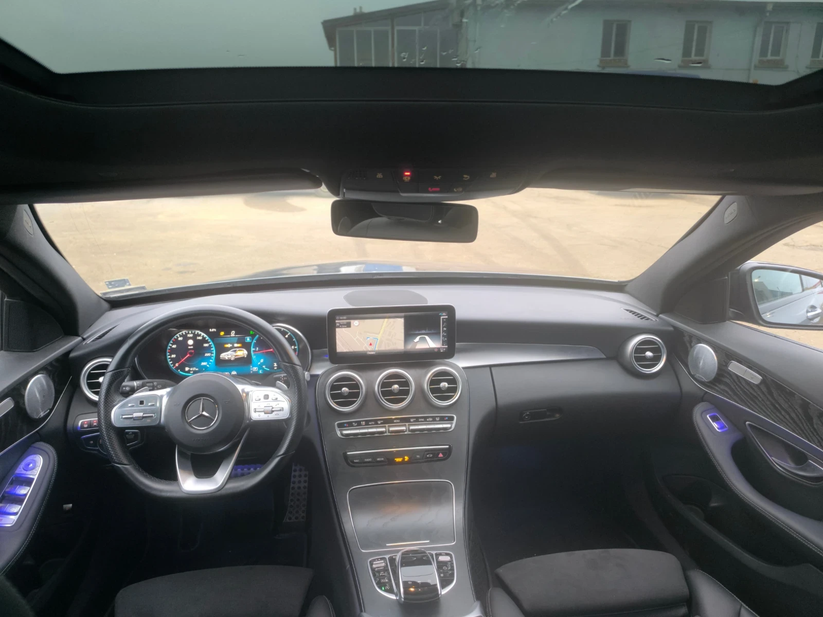 Mercedes-Benz C 220 194k 4M��IK �����-��� Led�������� Burmester 360 Ka | Mobile.bg � ����������� 13