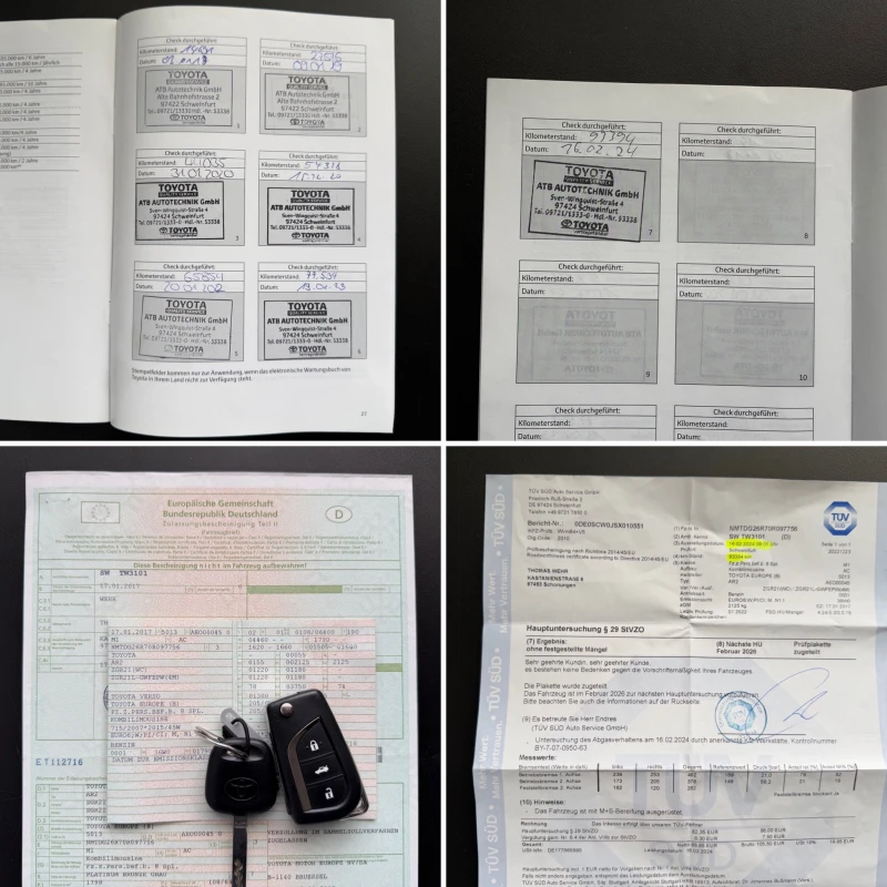 Toyota Verso 1.8I* СЕРВИЗНА КНИЖКА* ПЪЛНА  ИСТОРИЯ В ТОЙОТА, снимка 16 - Автомобили и джипове - 53464216