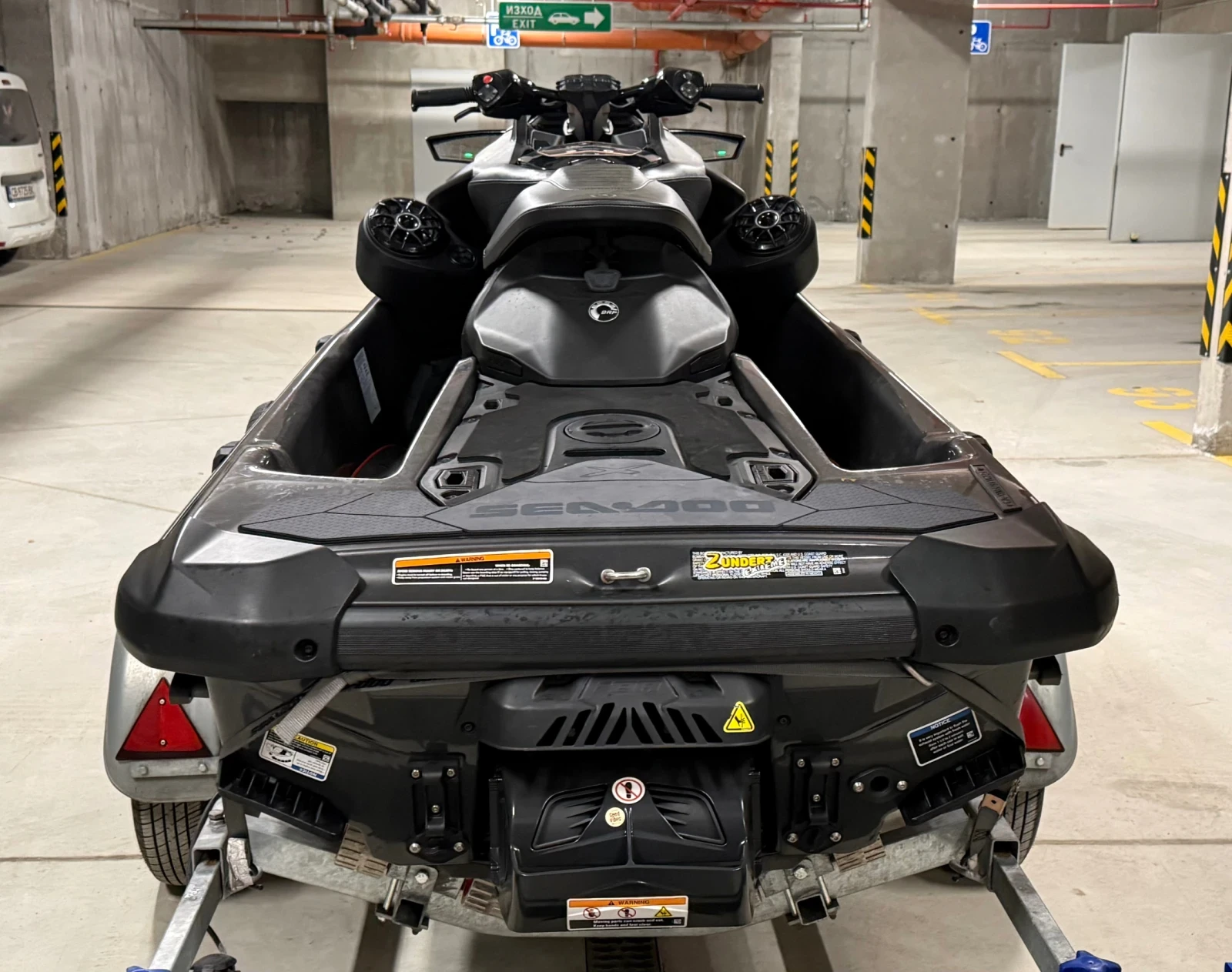 Джет Bombardier Sea Doo RXP-X RS 300 RIVA SOUND, снимка 4 - Воден транспорт - 55009045