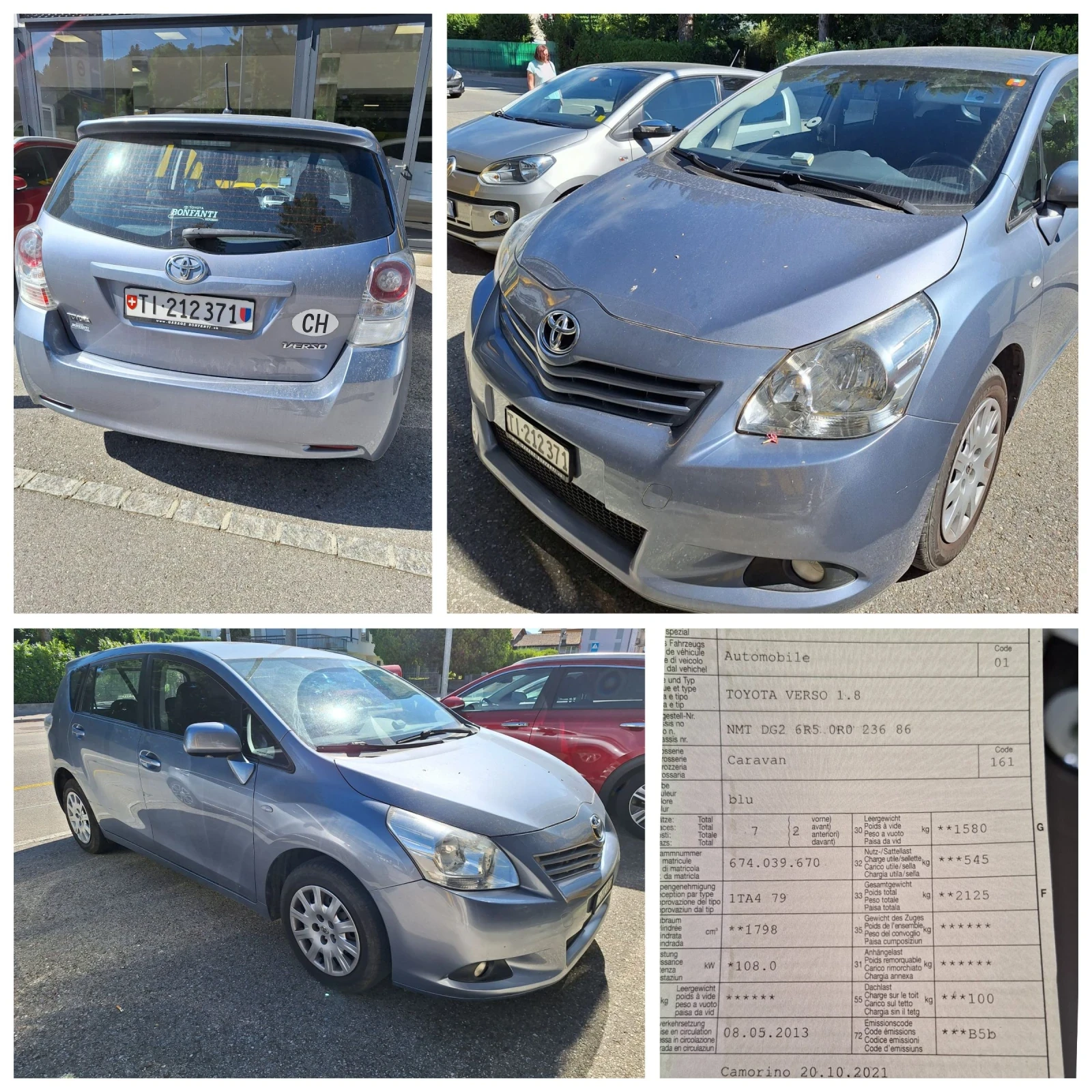 Toyota Verso 1.8i SWISS EDITION 149000km | Mobile.bg   16