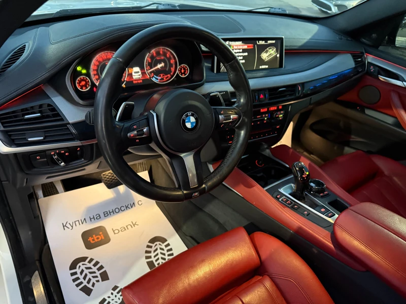 BMW X6 M PAKET-3.5i-LED-BIXENON-SPORT-HEAD UP, снимка 9 - Автомобили и джипове - 51346023