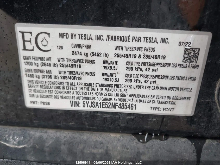 Tesla Model S Palladium USA, снимка 12 - Автомобили и джипове - 55306270