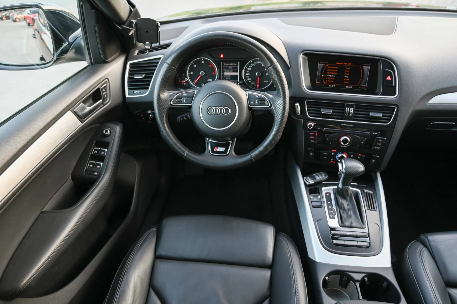 Audi Q5 2.0TDI* S-LINE* Quattro* LED* Кожа* Подгрев* Герма - изображение 9