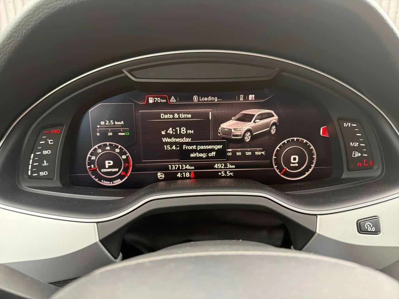 Audi Q7 3.0T Technik/CARFAX/Подгрев/Пано/Дистроник/360 Кам, снимка 7 - Автомобили и джипове - 54215697