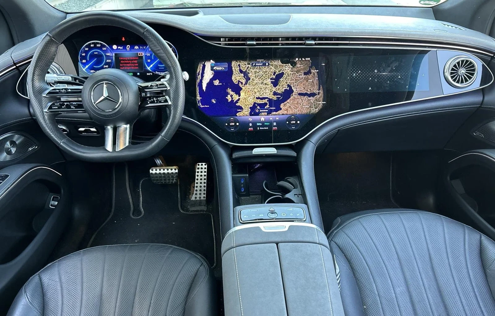 Mercedes-Benz EQE 450+ SUV/360HP/AMG/MASSAGE/HYPERSCR/HUD/360/573q, снимка 6 - Автомобили и джипове - 55572873