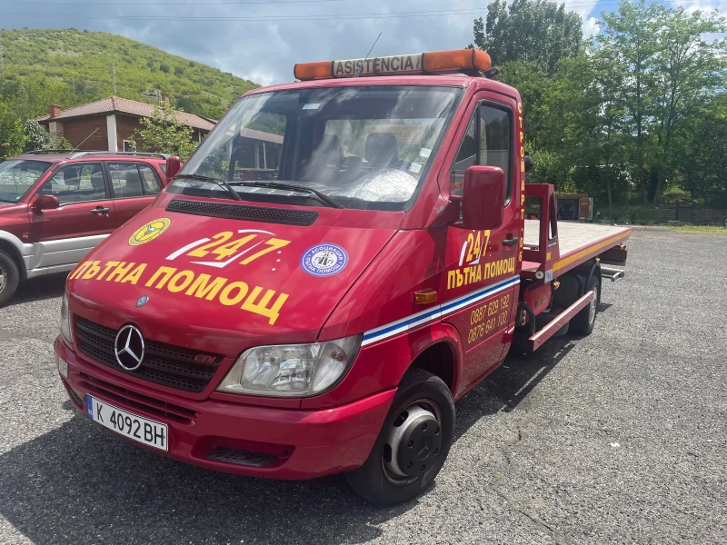 Mercedes-Benz Sprinter 416 2.7 cdi климатик , падащ борд, снимка 1 - Бусове и автобуси - 48853573