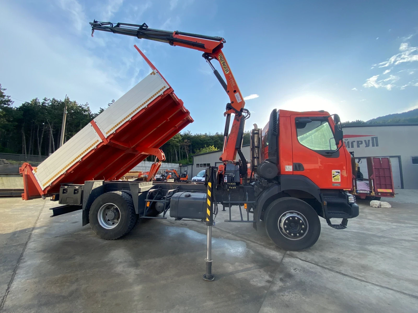 Renault Premium 320 Dci /САМОСВАЛ С КРАН 13М - изображение 4