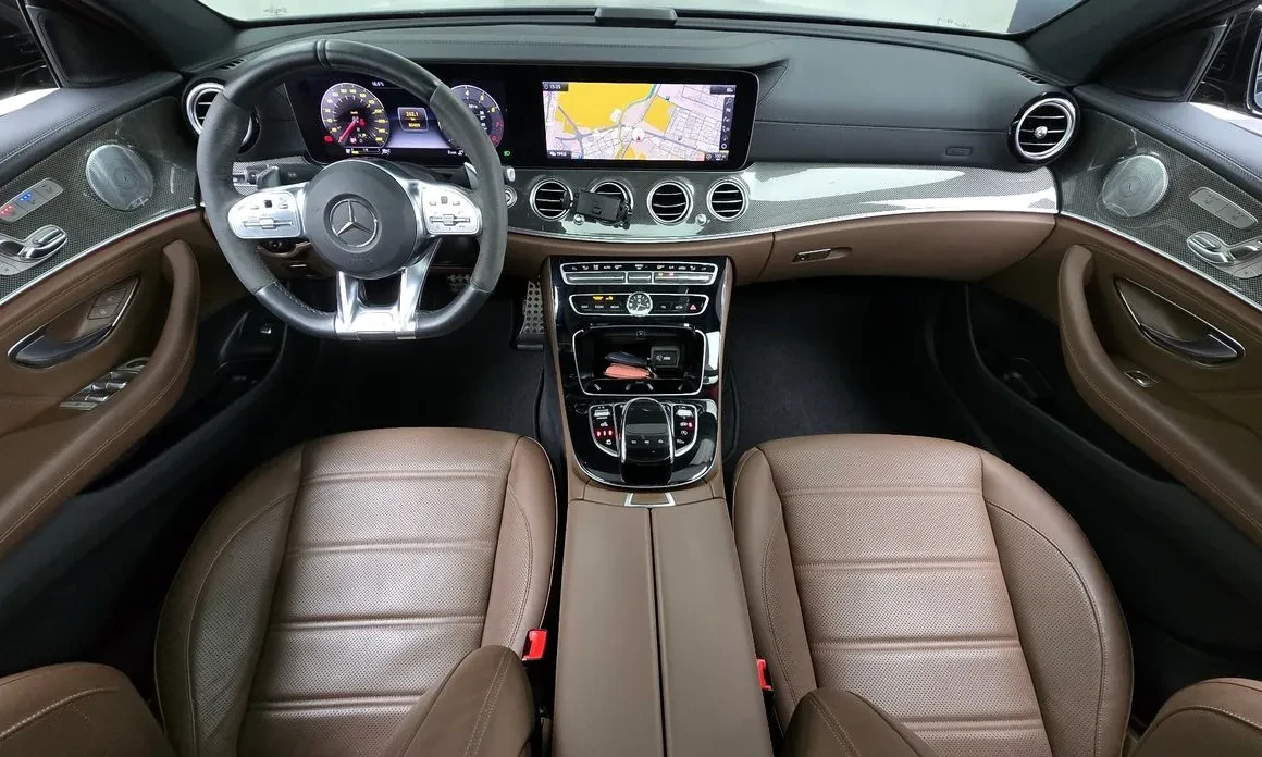 Mercedes-Benz E 53 AMG BURMESTER / ОБДУХ / AIRMATIC / 360 / PANO / FULL, снимка 8 - Автомобили и джипове - 54581012