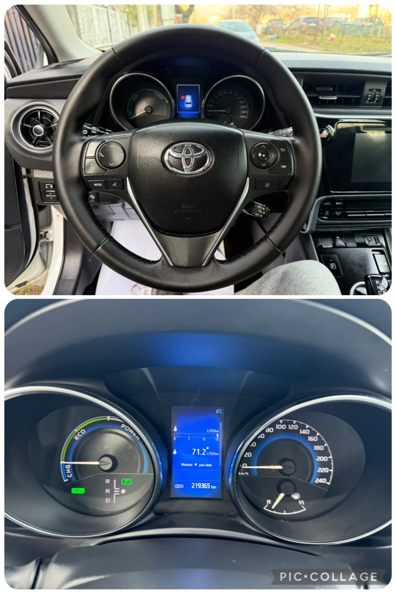Toyota Auris 1.8 HYBRID 136kc, снимка 14 - Автомобили и джипове - 52841259