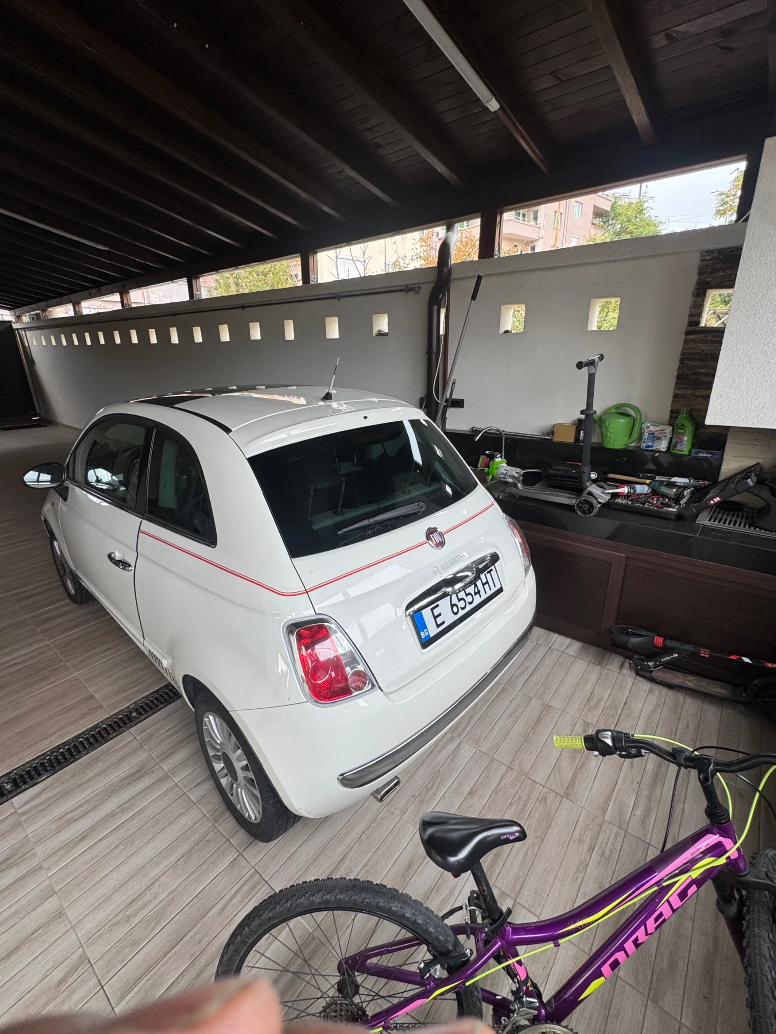Fiat 500 1.4 -100ps, снимка 10 - Автомобили и джипове - 56521783