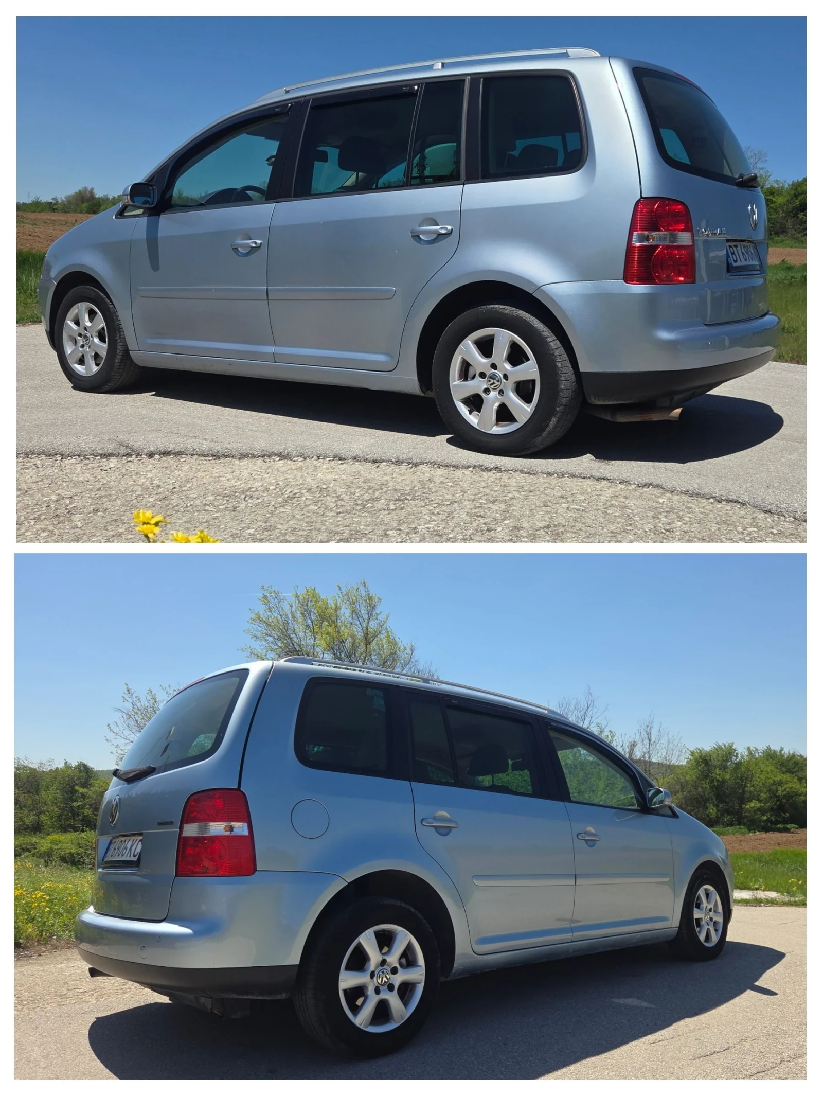VW Touran 2.0i газ/бензин, 109к.с., 6+ 1 места, снимка 3 - Автомобили и джипове - 54479925