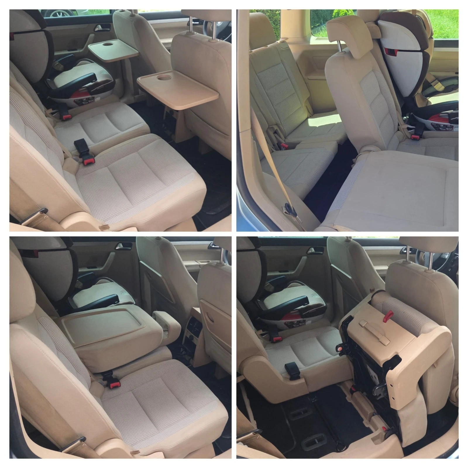VW Touran 2.0i газ/бензин, 109к.с., 6+ 1 места, снимка 7 - Автомобили и джипове - 54479925