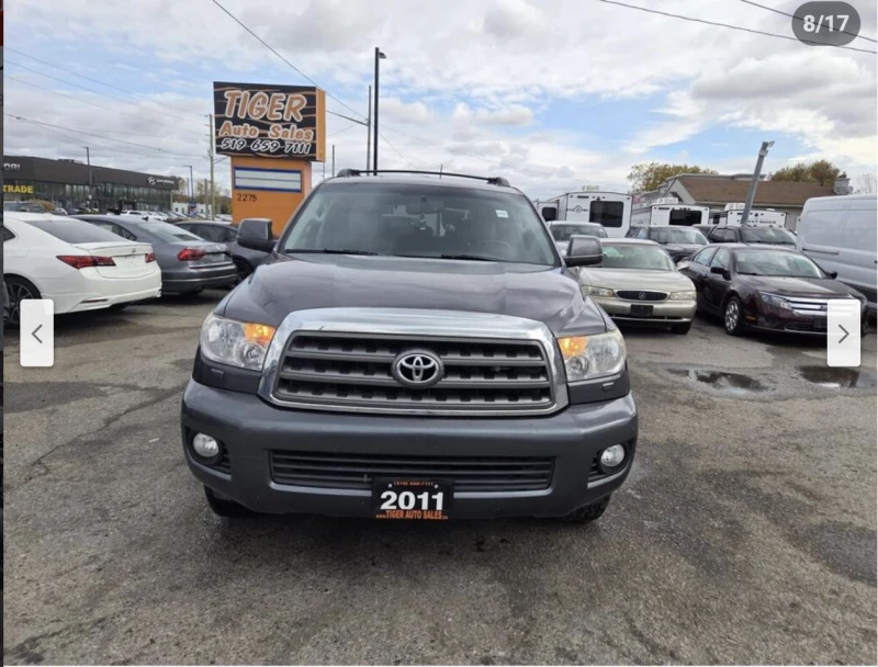 Toyota Sequoia 5.7* V8* ПОДГРЕВ* КЕЙЛЕС* , снимка 7 - Автомобили и джипове - 52937082